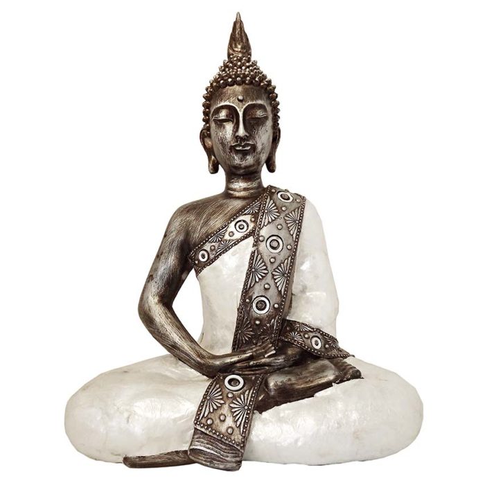 grouss thailännesch Meditatioun Buddha Urn