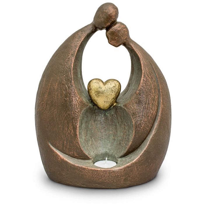 arte cerâmica urna luz amor eterno litro UGKB