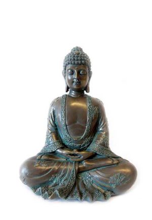 liten amithaba meditasjonsbuddha urne