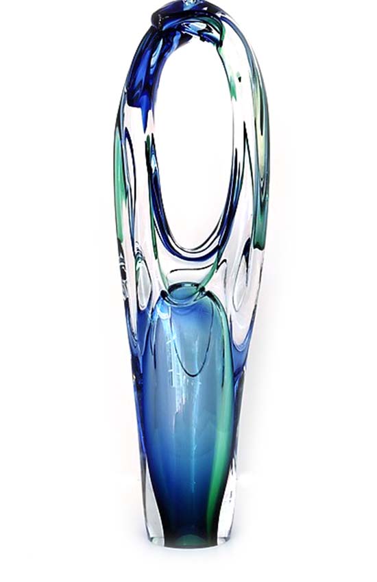 urne en verre cristal d&#39;étreinte