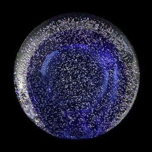 kristallilasi mini uurnapallo tähtipölypolttimo kuninkaallinen sininen