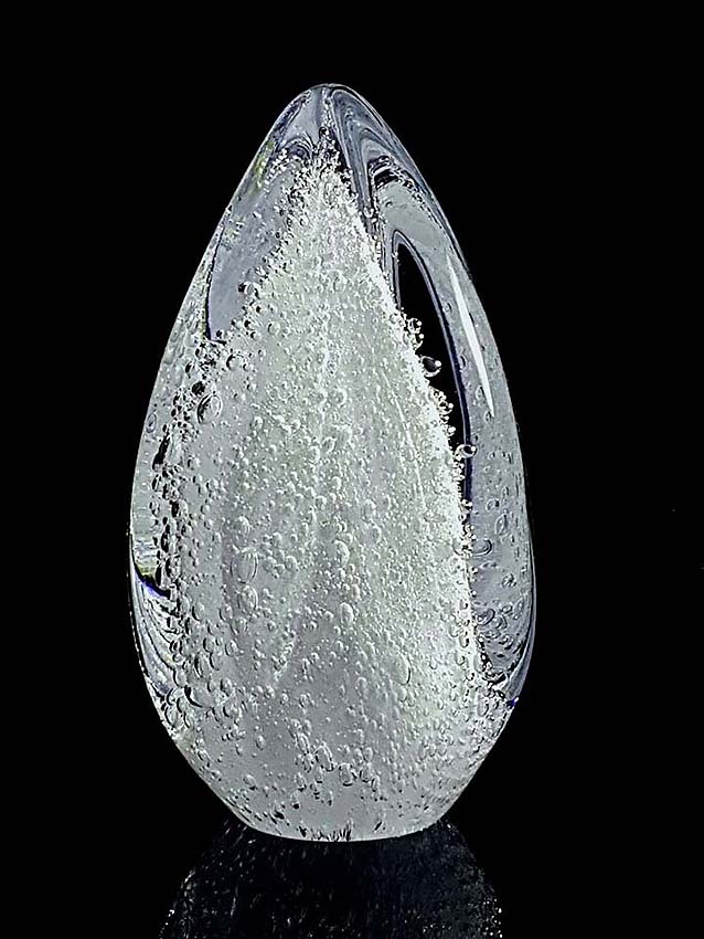 crystal glass premium urn stardust