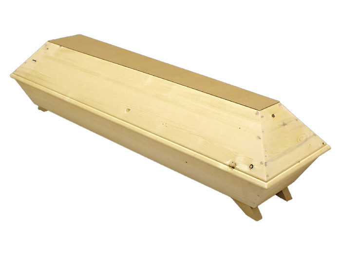 caixão social caixão de madeira maciça