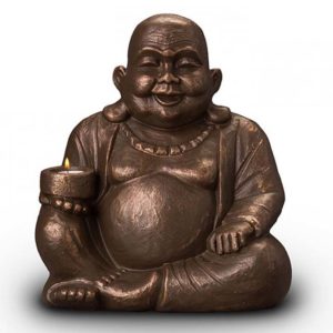 osvětlená buddha duo umělecká urna