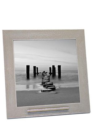 cadre photo avec tube en acier inoxydable mini urne