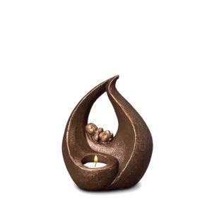 Keramikos meno urna apšviesta tederheit litras UGK