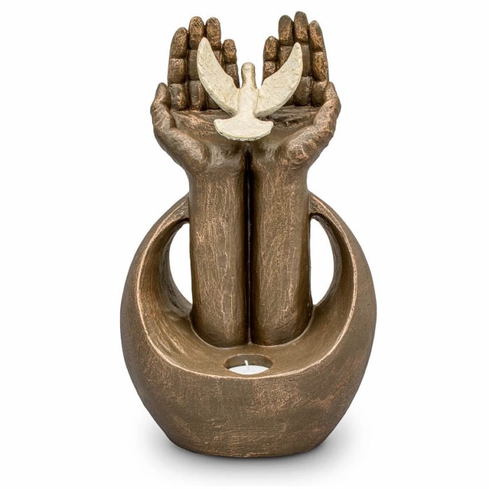 keramik konst urna upplyst oändlig frihet liter UGKB