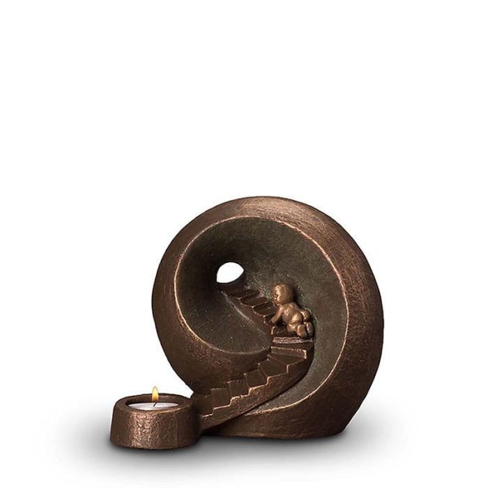 keramik konst urna upplyst oändlig tunnel liter UGKT