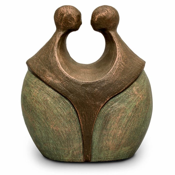 keramická umělecká urna navždy spolu litr UGKB