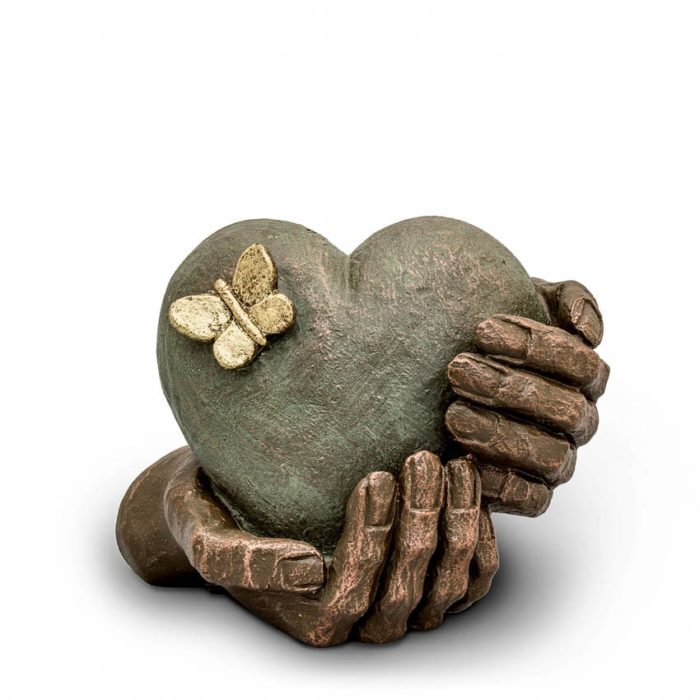 keramikk kunst urne hjertesorg liter UGK