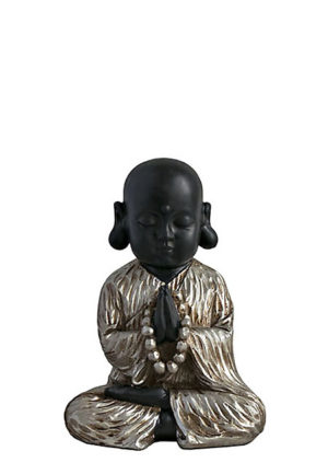 pequena urna de buda meditação shaolin monge litro gdk