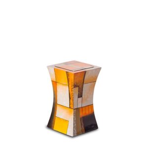 small diabolo glass fiber urn