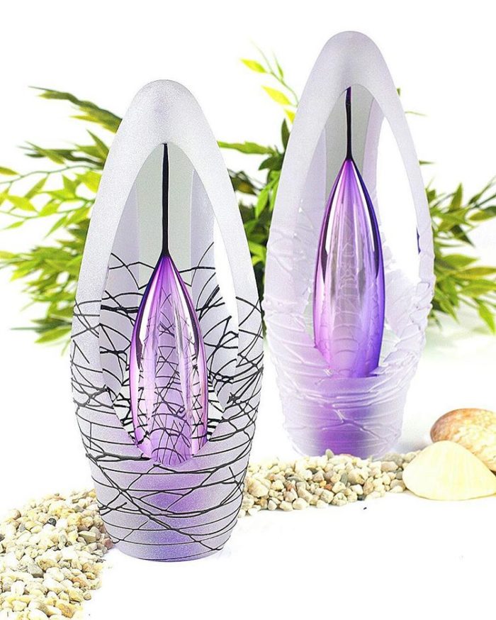 kristāla brilles d urn premium gara purpura