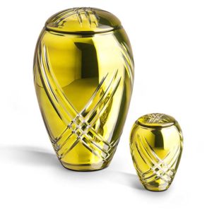 urne en cristal de bohème haut de gamme