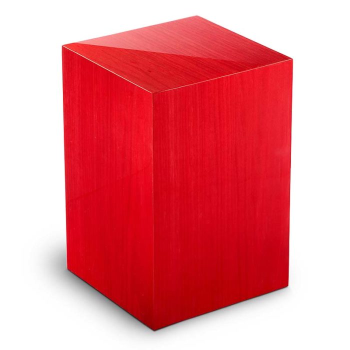 urna rectangular essential rosso litro urvesl