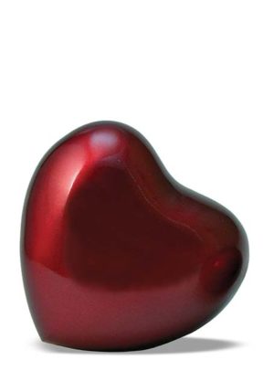 coeur ariel urne animal rouge rubis