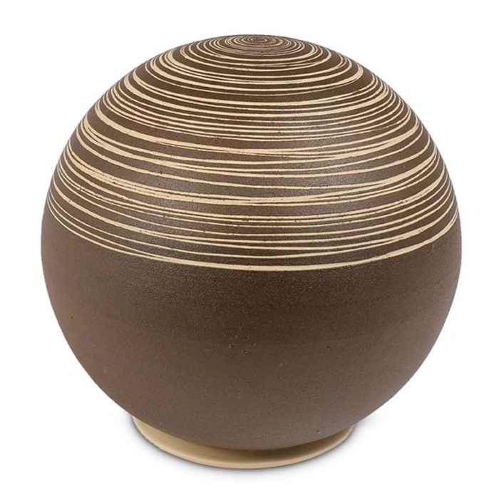 large ceramic ball urn liter remaining