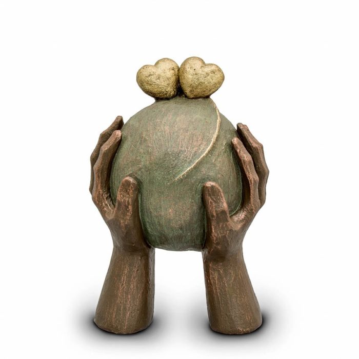 ceramic pet urn love