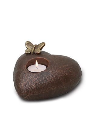 keramická pet urna něha motýl