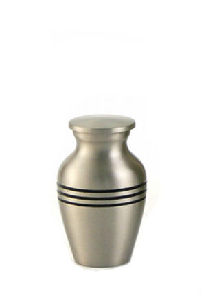 classic pewter mini urn