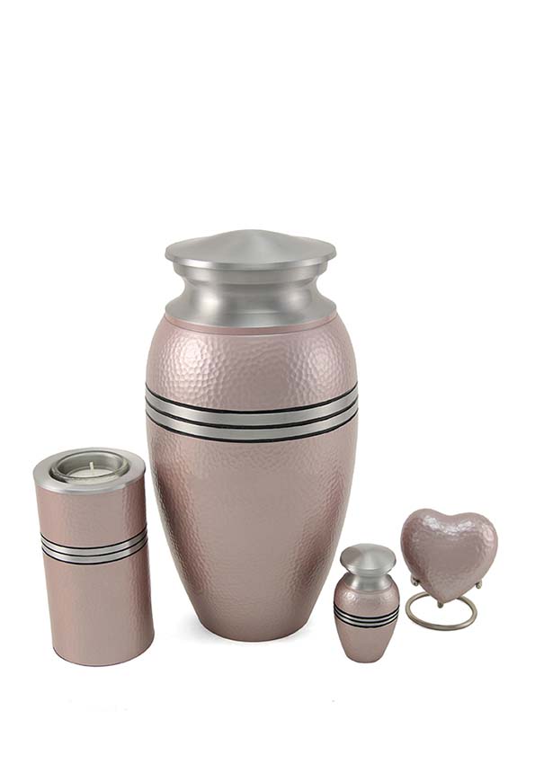 legacy metallik pink mini urne