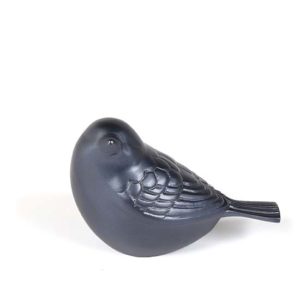 pássaro de latão mini urna