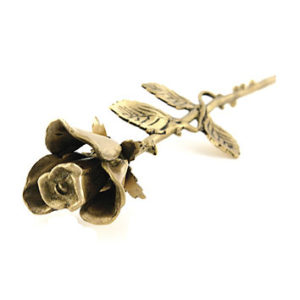 rose bronze mini urne