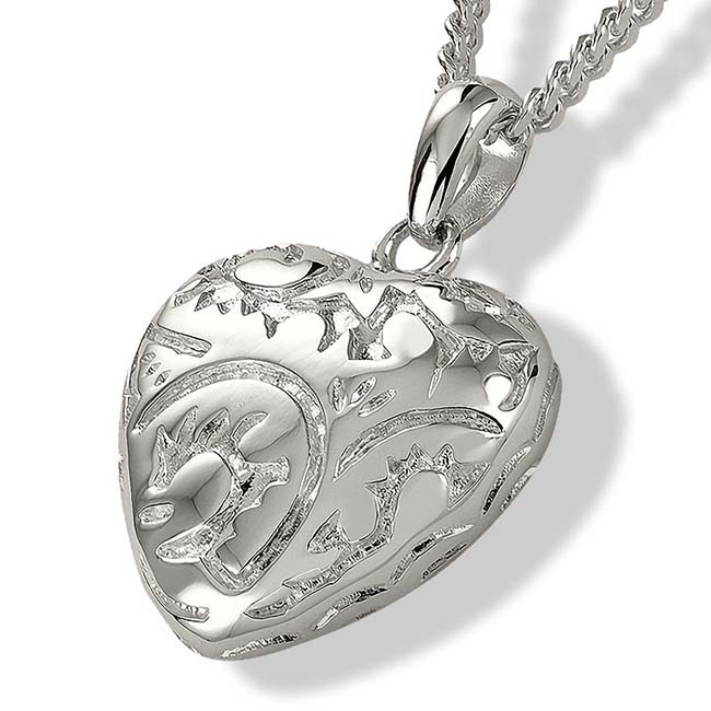 Support d'essieu Baroque Heart Silver —